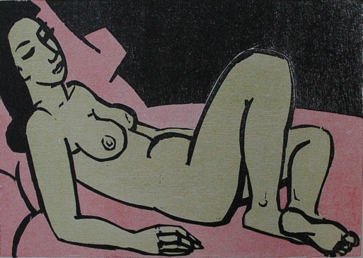 Nude 1987 - pink by Ian Armstrong