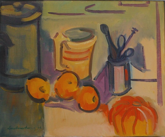 Still-life with Pumpkin by Ian Armstrong