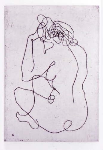 Seated Woman by Louis Kahan
