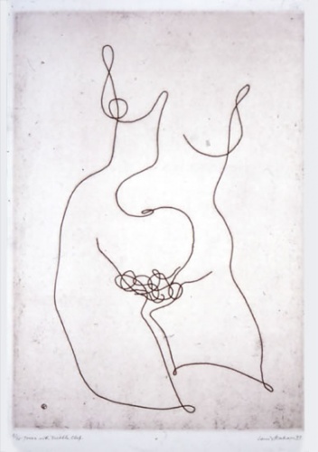 Torso with Treble Clef by Louis Kahan