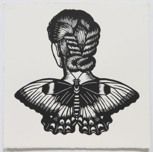 Orchard Swallowtail Winged Woman by Deborah Klein