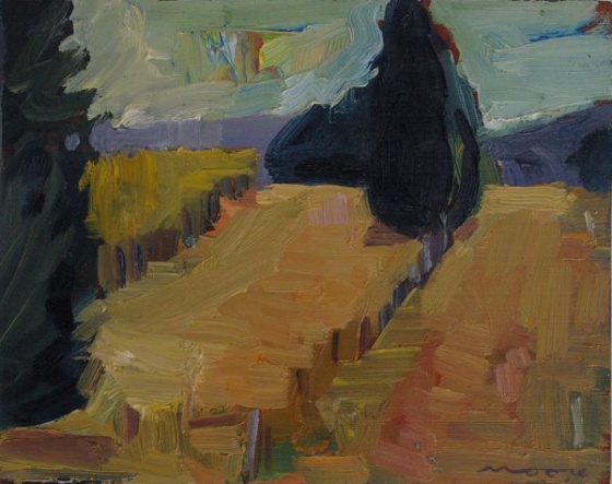 Vineyard Corner, Yarra Glen by David Moore