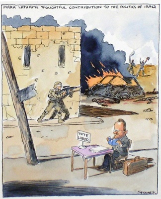 Latham on Iraq by John Spooner
