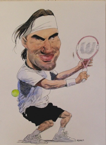 Roger Federer by John Spooner