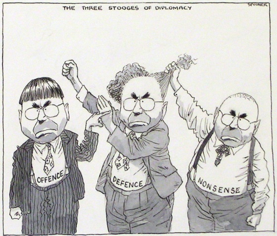 The Three Stooges of Diplomacy by John Spooner