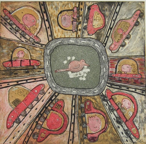 Urban bird  (Sold) by Dean Bowen