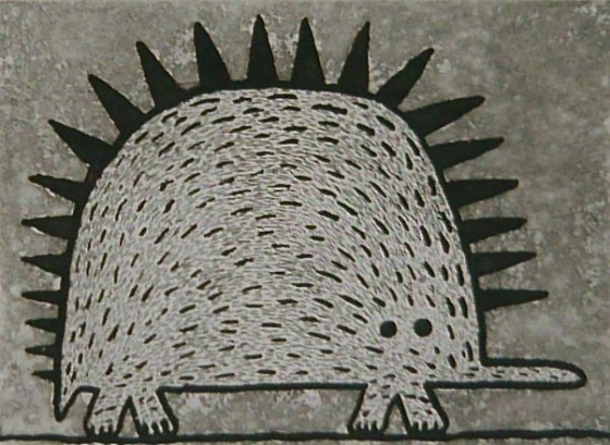 Young Echidna(Sold) by Dean Bowen