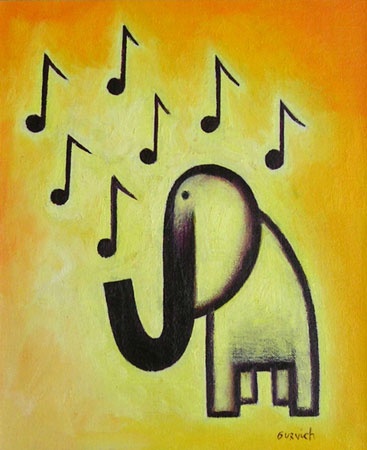 The Saxophonist by Rafael Gurvich