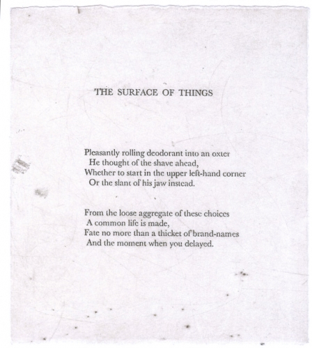 The Surface of Things, The Domestic Sublime (Telling a Hawk from a Handsaw) by Chris Wallace Crabbe by Kristin Headlam