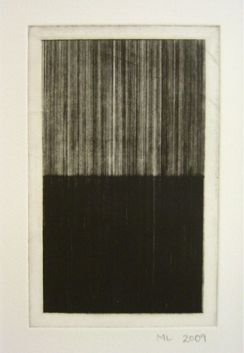Untitled (drypoint 09) 1 by Miranda Leighfield