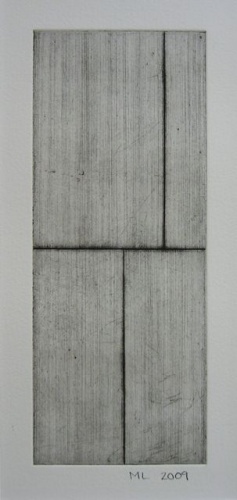 Untitled (drypoint 09) 2 by Miranda Leighfield