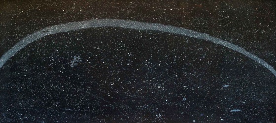 Milky Way Dreaming by Nora Napaljarri Nelson
